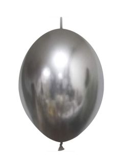 05" Chrome Silver Linking (50pcs) Celetex Balloons