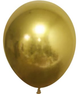 12" Chrome Gold (50pcs) Celetex Balloons