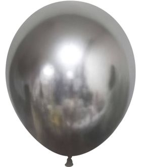 12" Chrome Silver (50pcs) Celetex Balloons