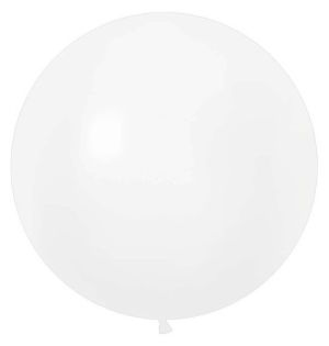 24" Standard White (5pcs) Celetex Balloons