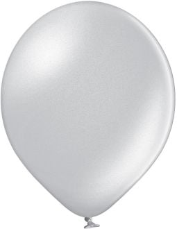 17" Metallic Silver (25pcs) Belbal Balloons