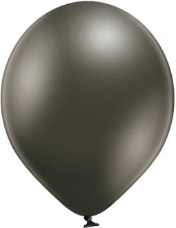 12" Glossy Anthracite (100pcs) Belbal Balloons