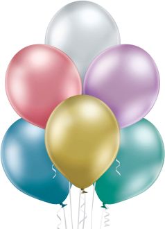 17" Glossy Assortment (25pcs) Belbal Balloons