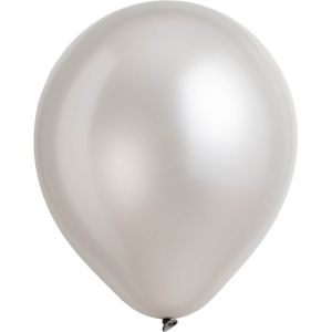 05" Metallic Silver (100pcs) Everts Balloons