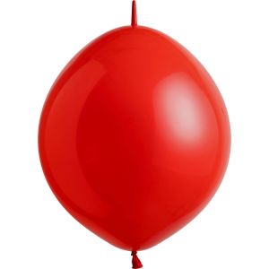 06" Standard Red Linking (100pcs) Everts Balloons