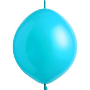 12" Fashion Caribbean Blue Linking (50pcs) Everts Balloons