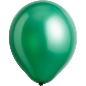 14" Metallic Festive Green (50pcs) Everts Balloons
