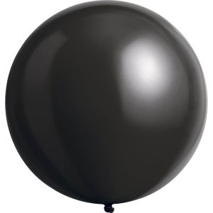 24" Fashion Jet Black (4pcs) Everts Balloons