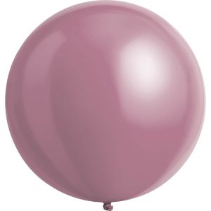 24" Macaron Pink Rose (4pcs) Everts Balloons