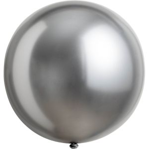 24" Satin Luxe Platinum (4pcs) Everts Balloons