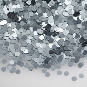 0.5cm Foil Confetti Dots Silver (110g)