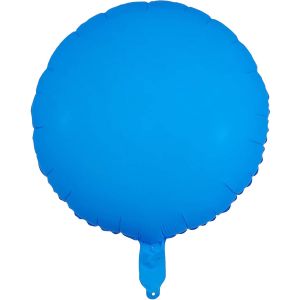 18" Neon Blue Circle (non-packaged) Balloon