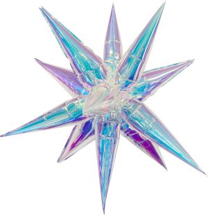 Magic Starburst 40" Mirror Iridescent Balloon