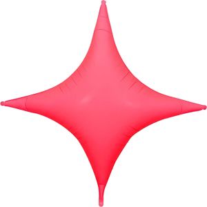 40" Starpoint Neon Red Balloon