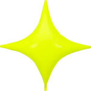 40" Starpoint Neon Yellow Balloon