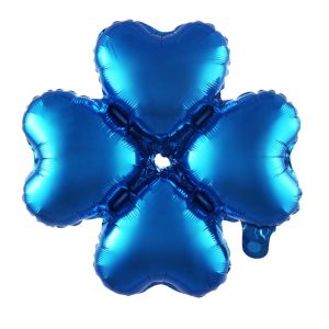 14" Clover Blue Balloon