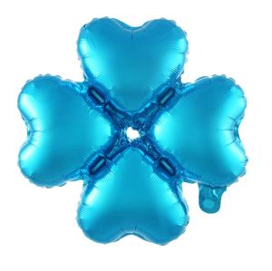 14" Clover Baby Blue Balloon