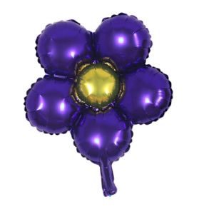 12" Deco Flower Purple Balloon