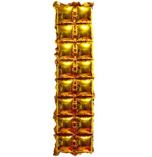 41" Decor Balloon Wall Gold