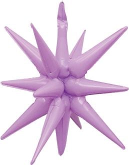 Magic Starburst 22" Pastel Lilac Balloon