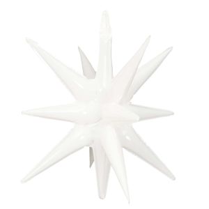 Magic Starburst 22" White Balloon
