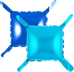 22" Square 2-sided Blue and Royal Blue Balloon