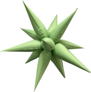 Magic Starburst 26" Matte Green Balloon