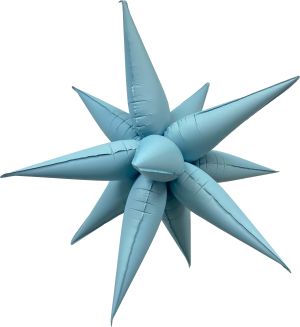 Magic Starburst 26" Matte Blue Balloon