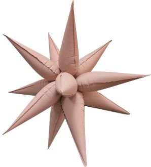 Magic Starburst 26" Matte Pink Balloon