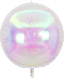 Orb 32" Iridescent Clear Balloon (air only)
