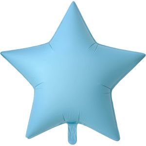 30" Matte Blue Star Balloon