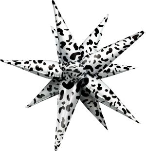 Magic Starburst 26" Cow Spots Balloon