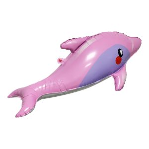 33" 3D Dolphin Pink Balloon