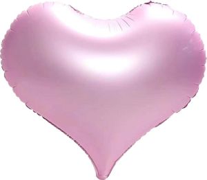 22" Matte Pink Heart Balloons