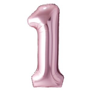 34" Rose Gold Number 1 Airise Balloon