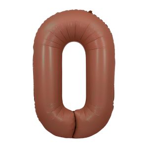 34" Coffee Number 0 Airise Balloon
