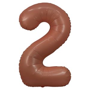 34" Coffee Number 2 Airise Balloon