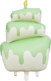38" Matte Green Cake Balloon