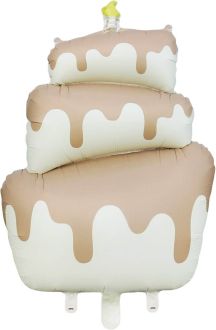 38" Matte Latte Cake Balloon