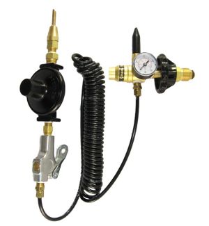 Helium Dual Inflator with Extension Hose (12ft)