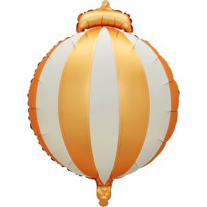 22" Gold and White Lantern Ornament Balloon