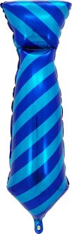 34" Blue Tie Balloon