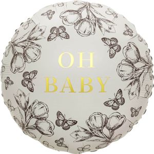 18" Baby Antique Butterflies Balloon