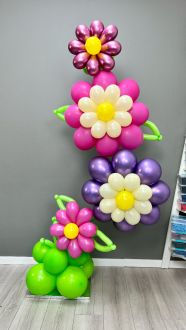 Lesson "Balloon Flower Decoration on a Frame"