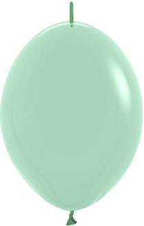 12" Pastel Dusk Green Tea Link-O-Loons (25pcs) Sempertex Balloons