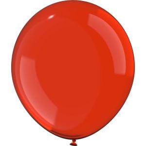 05" Clear Cherry Red (100pcs) Luma Balloons