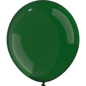 12" Clear Emerald Green (50pcs) Luma Balloons