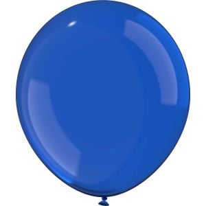 12" Clear Navy Blue (50pcs) Luma Balloons
