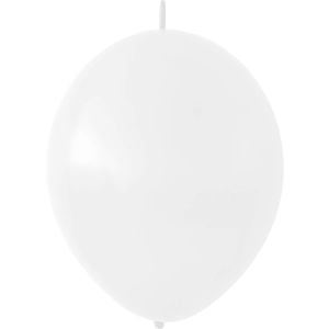 12" Clear Clear Linking (50pcs) Luma Balloons