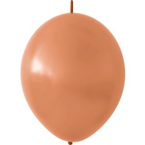 12" Style Peach Linking (50pcs) Luma Balloons